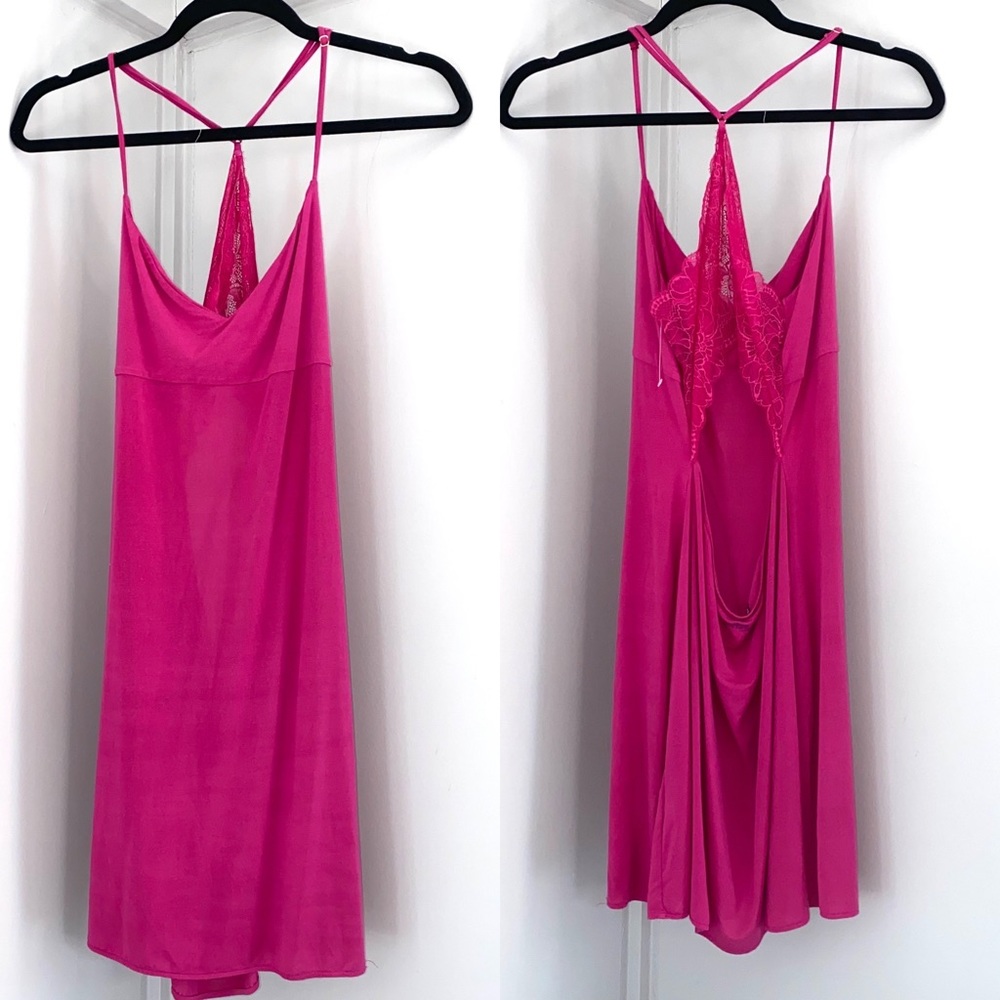 VICTORIA’S SECRET Modal Lace Racerback Mini Slip SZ M NEW!!! - Picture 3 of 6